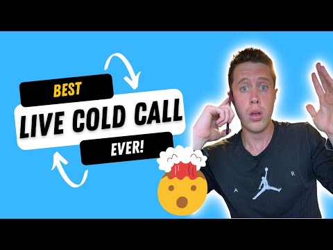 The Best Live Cold Call Breakdown on YouTube - He Booked the Appointment!