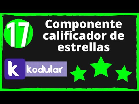📱 Curso de kodular desde cero #17 | Componente calificador de estrellas