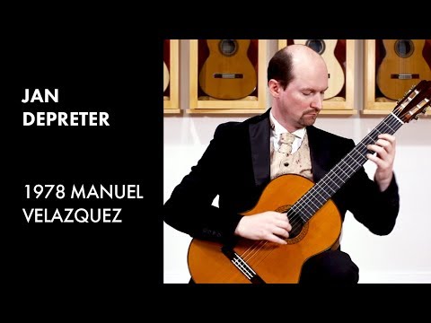 Coeck "Nocturne No. 2" played by Jan Depreter on a 1978 Manuel Velazquez