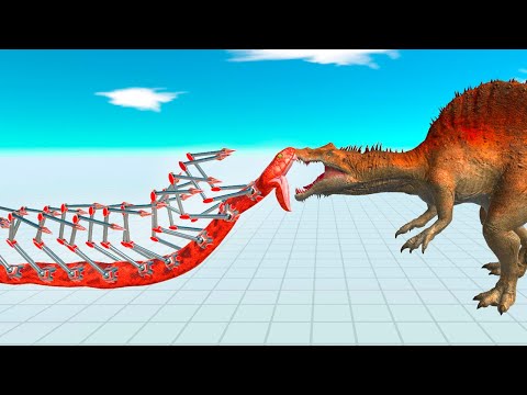 TENTACLES TITANOBOA 1 vs 1 EVERY UNIT | Animal Revolt Battle Simulator