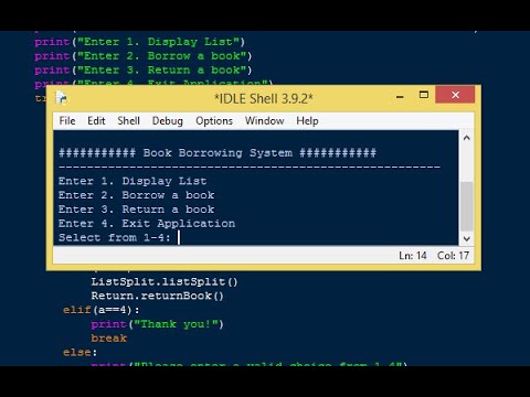 Simple Book Borrowing System In Python
