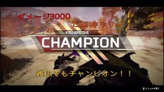 【Apex】野良をキャリーしていたら15kill3000ダメージを出した
