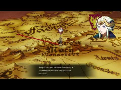 Fire Emblem Three Houses - The Siege of Arianrhod: Map of Figurines Narration Cutscene (2019)