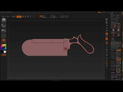 Zbrush - Creating a Bone Saw - Exploring New Techniques (Full Tutorial at BadKing.com.au)