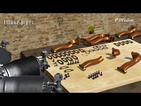 Le Rhône 9C - Assembly Movie (HD)