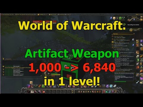 World of Warcraft Legion Rogue Assassination Artifact Weapons Points