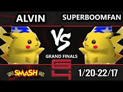 Genesis 4 Smash 64 - Alvin (Pikachu) Vs. PG SuPeRbOoMfAn (Pikachu) SSB64 Grand Finals
