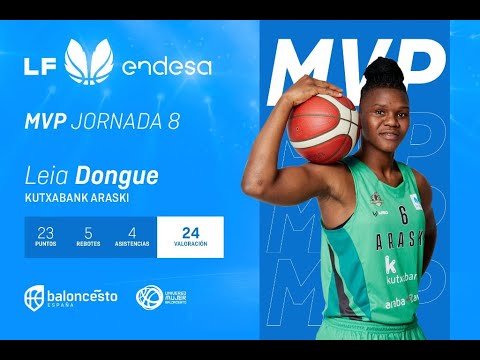 Leia Dongue, MVP de la Jornada 8 de la Liga Femenina Endesa