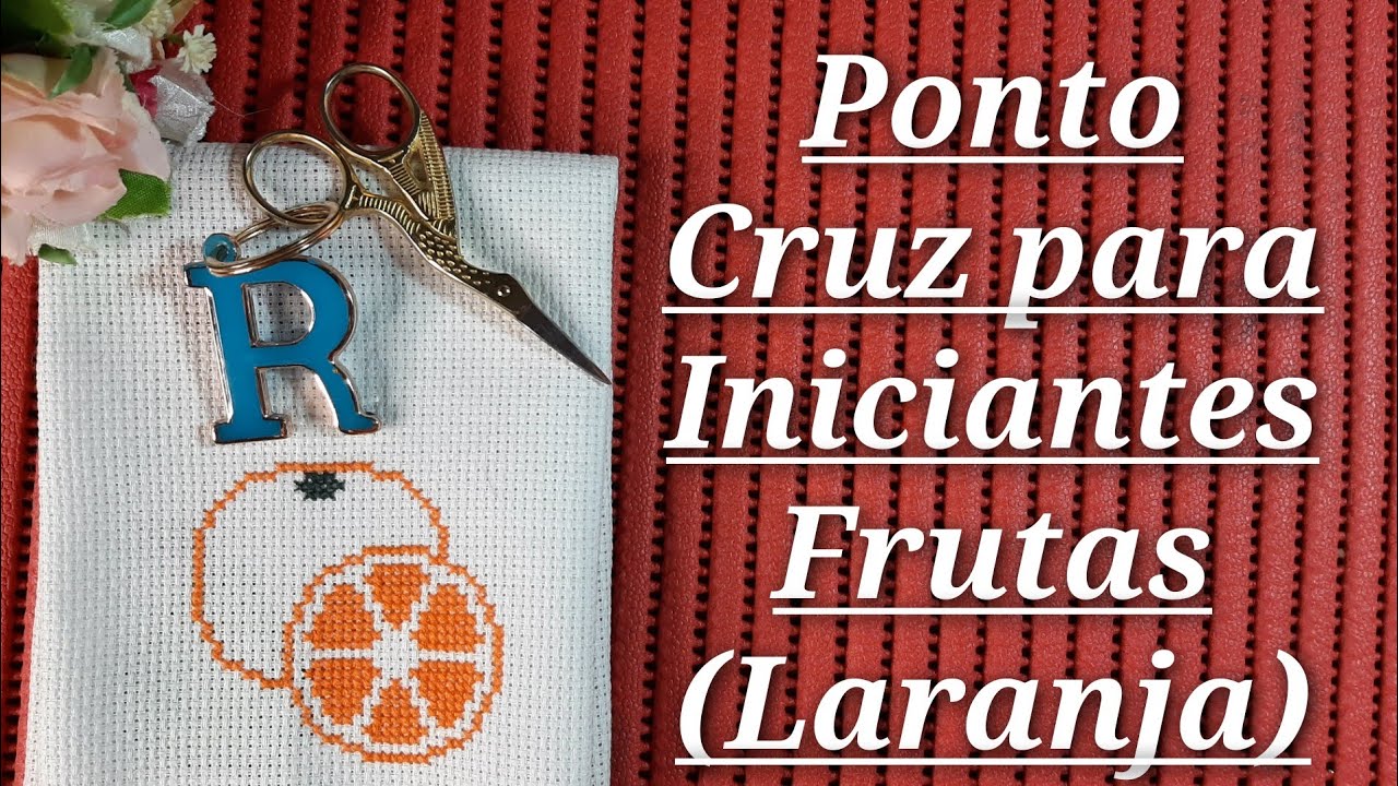 Ponto Cruz para Iniciantes - Frutas (Laranja)