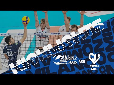 Allianz Milano vs  Cisterna Volley SuperLega Match Highlights