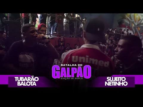 TUBARÃO (SP) e BALOTA (DF) x SUJEITO (GO) e NETINHO (GO) | Batalha de Duplas do Galpão 2ªfase - Gyn