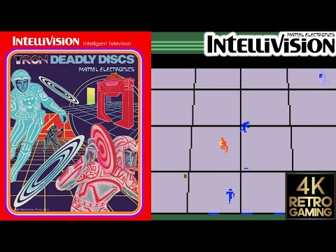 Tron Deadly Discs Intellivision 4k Gameplay