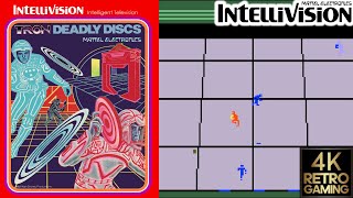 Tron Deadly Discs Intellivision 4k Gameplay