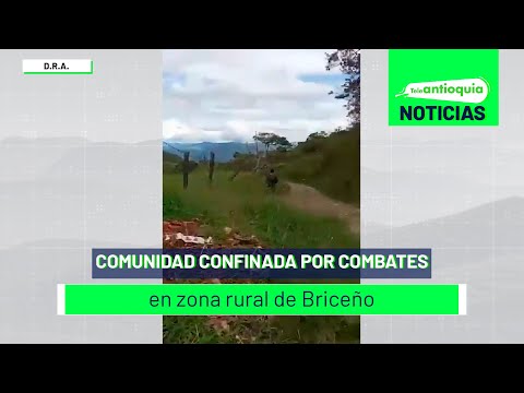 Comunidad confinada por combates en zona rural de Briceño - Teleantioquia Noticias