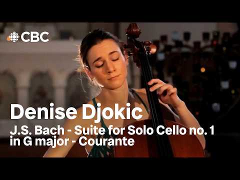 J.S. Bach - Suite for Solo Cello no. 1 in G major -  Courante by Denise Djokic