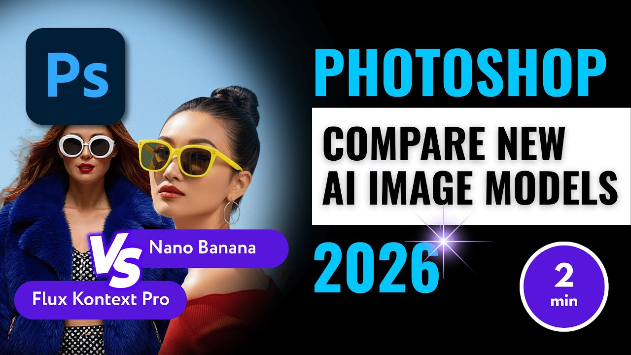 AI models comparison in Photoshop 2026