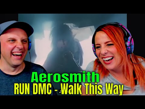 RUN DMC - Walk This Way ft. Aerosmith (Official HD Video) THE WOLF HUNTERZ REACTIONS