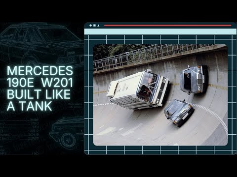 Mercedes 190E (W201): Built Like a Tank — 8 Years of R&D + Extreme Testing