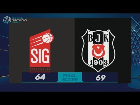 Les highlights de la SIG Strasbourg face au Besiktas Istanbul