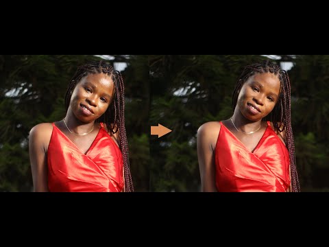 Remove UGLY Skin Shine in two SIMPLE steps - Photoshop