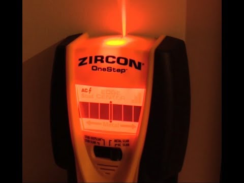 Zircon i520 Stud Finder MultiScanner Center Finding with Metal and Live AC Wire Detection unpack