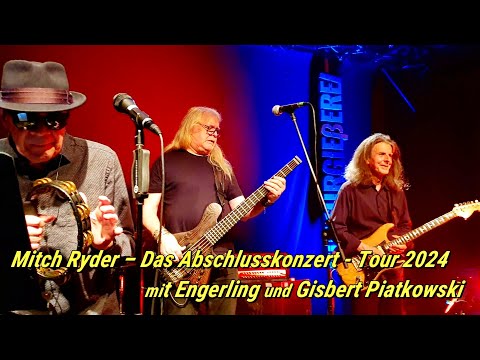 Das Konzert endet mit Trennung - Mitch Ryder mit Engerling und "Pitti" ( Piatkowski) -  2024