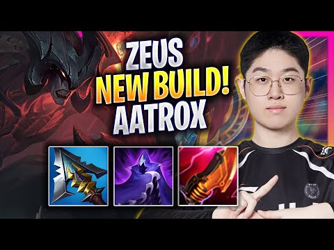 ZEUS TRIES NEW AATROX BUILD! - HLE Zeus Plays Aatrox TOP vs Urgot! | Season 2025