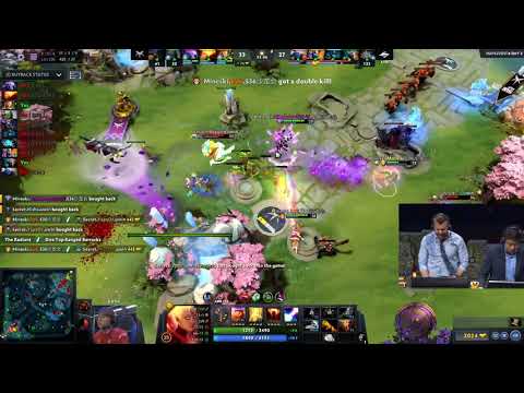 Capitalist spills water while casting