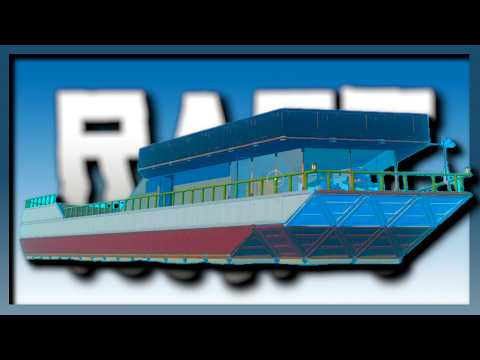 Einfach und genial, dein Schiff in RAFT! [Building Tutorial]