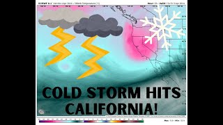 California Weather: Cold Storm Hits California!