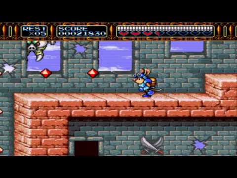 Rocket Knight Adventures Part 1 - Sparkster's Triple Trouble