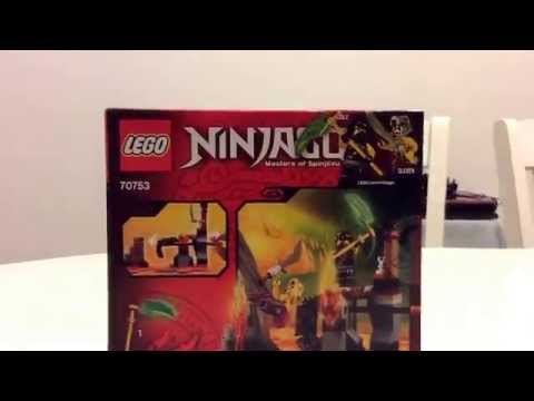 Lego Ninjago Lava Falls Unboxing,Time-lapse Build and Review