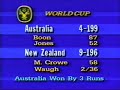 1987 Cricket World Cup Classic Australia V New Zealand