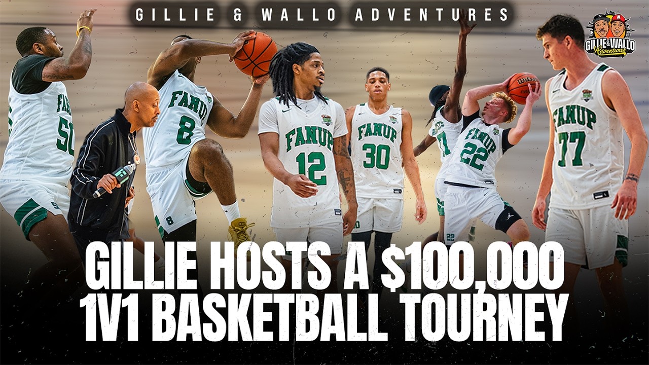 Gillie throws a 1v1 basket tourney for $100,000