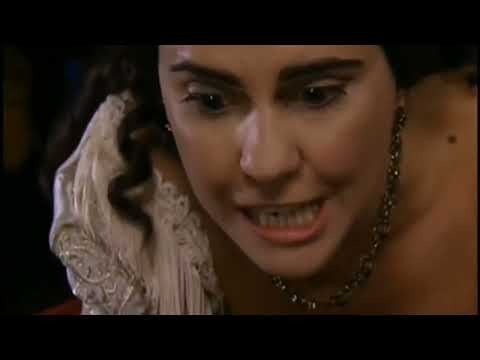 A Escrava Isaura (Record) - Condessa de Campos (Tomásia) empurra Leôncio da Escada