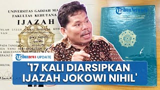 Bonatua Bongkar Kejanggalan Cari Salinan Ijazah Jokowi: 17 Kali Diarsipkan, Tapi Dokumen Nihil
