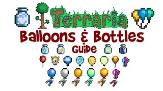 All Terraria Balloons & Bottles Guide! (Red Balloon, Bundle, Balloon Pufferfish, Honey & Sharkron)