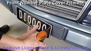 Front Number Plate Cover Installation Guide - Car Shine