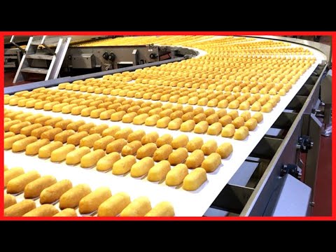 , title : 'Inside The Bread Making Factory - Automated bread production line'