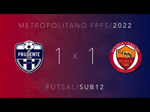 AD Prudente 1 x 1 Roma Futsal Suzano - Metropolitano FPFS - Oitavas de final - sub12 - 12/06/2022