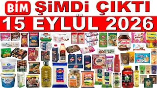 BİM 15 EYLÜL 2026 | GIDA ERZAK ÜRÜNLERİ | BİM ATIŞTIRMALIK ÇEŞİTLERİ |