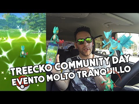 Community Day di Treecko! Evento molto tranquillo - Pokémon Go Ita