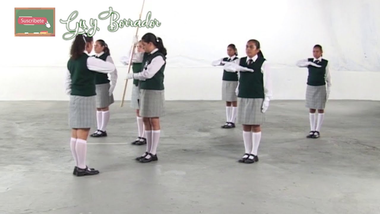 Manual de instrucciones de orden cerrado para escoltas escolares.