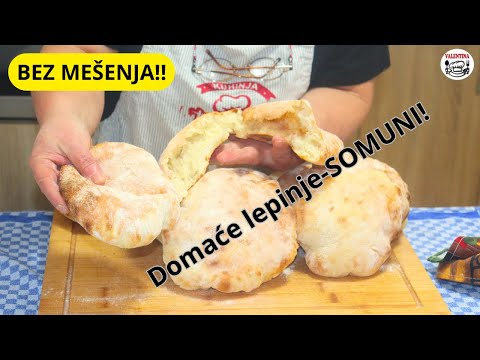 Lepinje - Ovakve nema ni u jednoj PEKARI❗DOMAĆI SOMUNI za 5 minuta bez mešenja❗