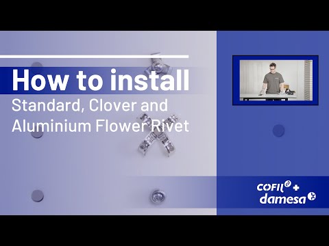 How to install Aluminium Rivets by UNIQ