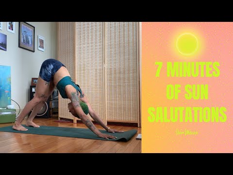 7 Minutes of Sun Salutations