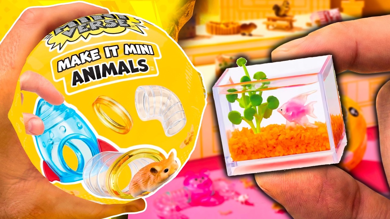 Unboxing Miniverse Make It Mini Animals Serie 2 — Pez Ángel