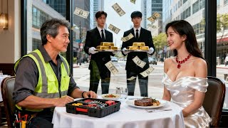 50-year-old tycoon disguised as Maintenance worker on date—stole beauty 's heart at first sight!