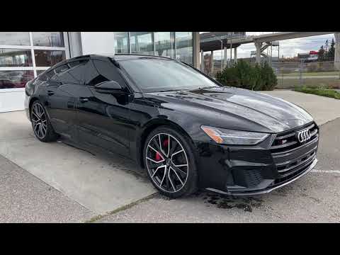 Black 2021 Audi S7 Sportback  Review Calgary AB - Wolfe Calgary