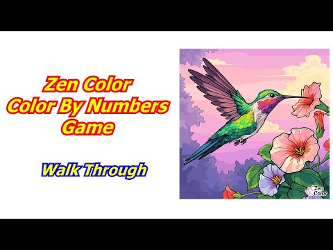 Zen Color - Color By Number Walk Through - YouTube